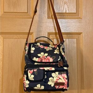 Floral lunch bag cooler